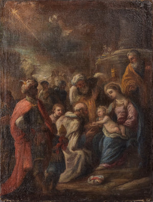 Old Master Painting - Nativity of Jesus - Modern Decorative