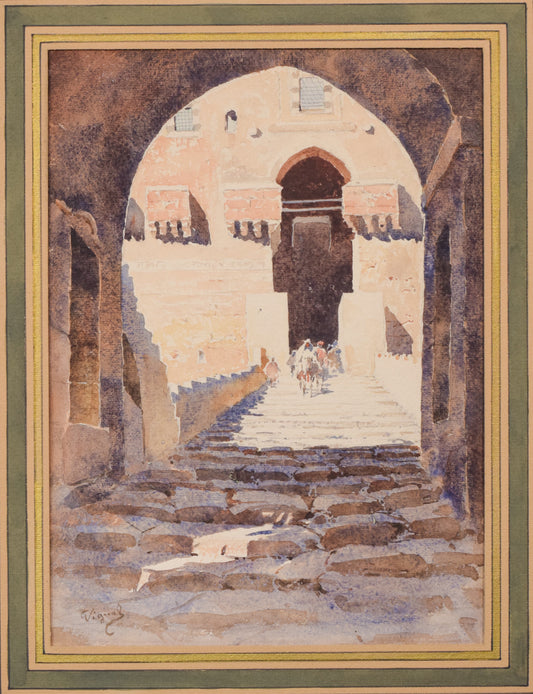 Arabic Scene - Watercolour on Paper