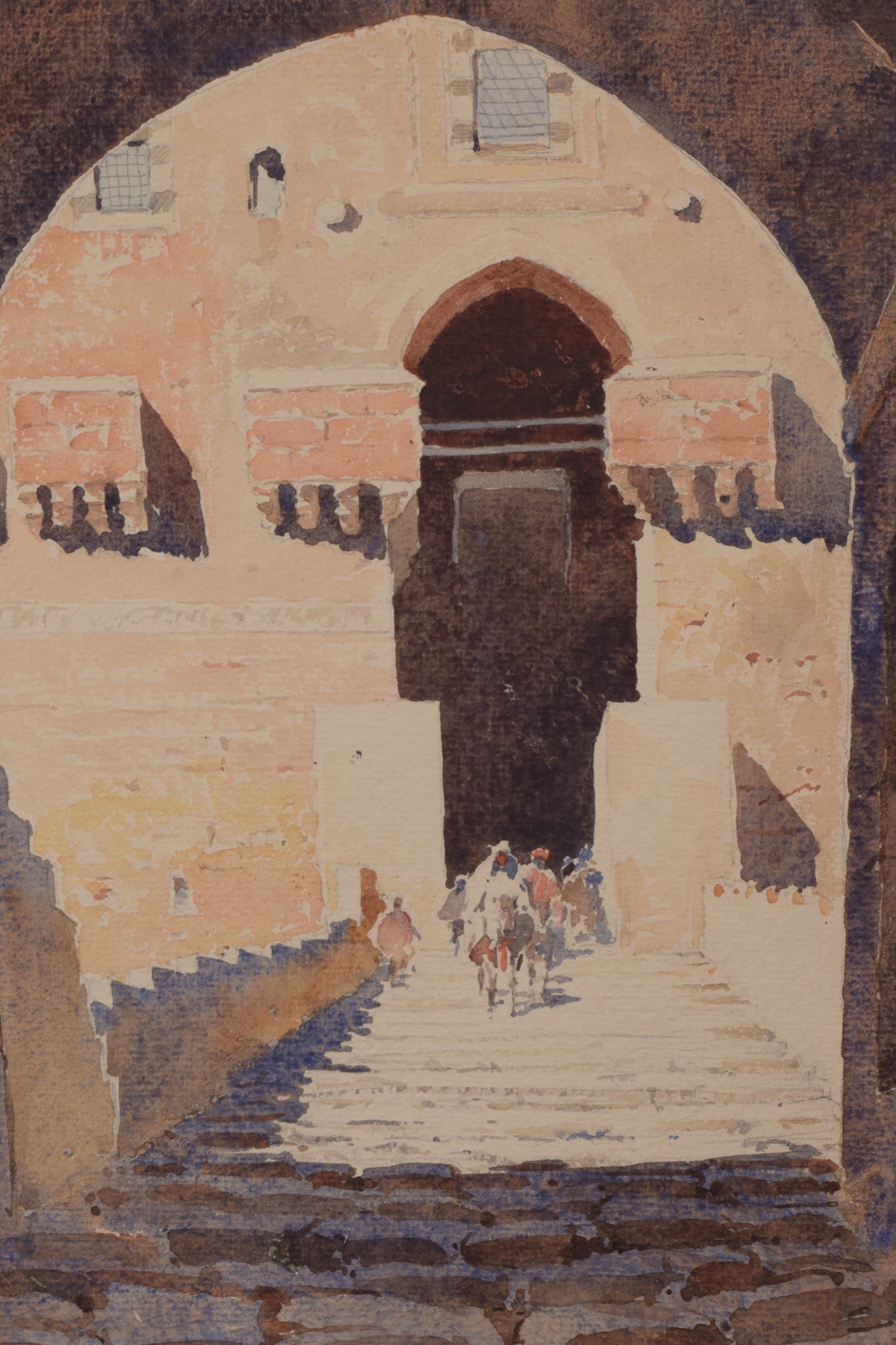 Arabic Scene - Watercolour on Paper