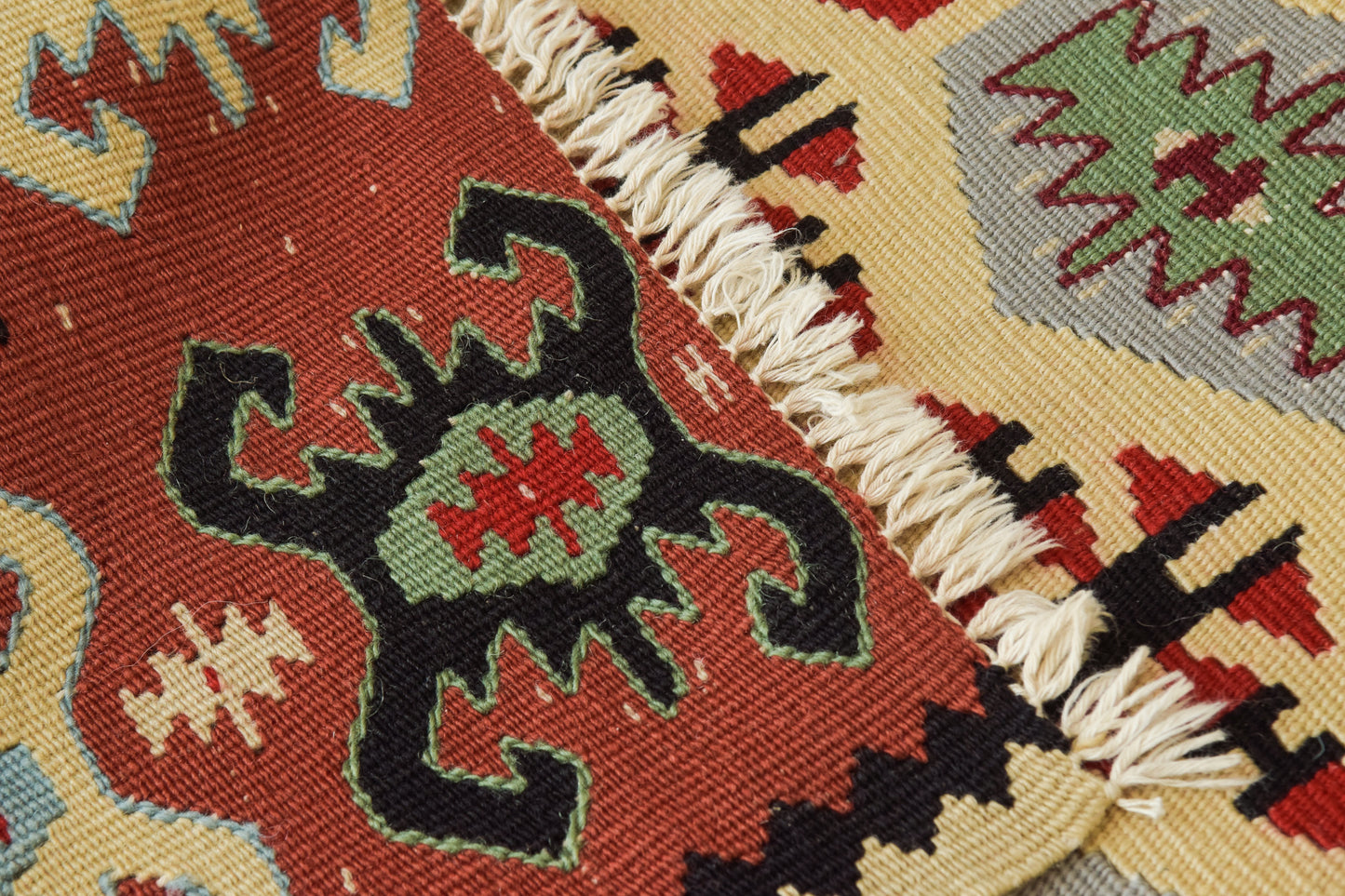 Colourful Handwoven - Kilim Rug