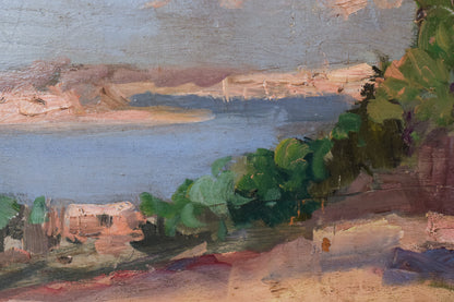 Impressionist Coastal Landscape