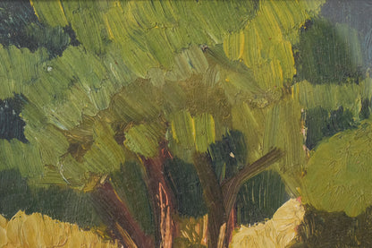 Impressionist Study of Trees