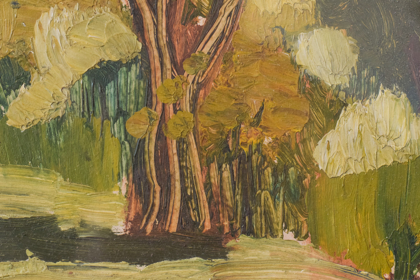 Impressionist Study of Trees