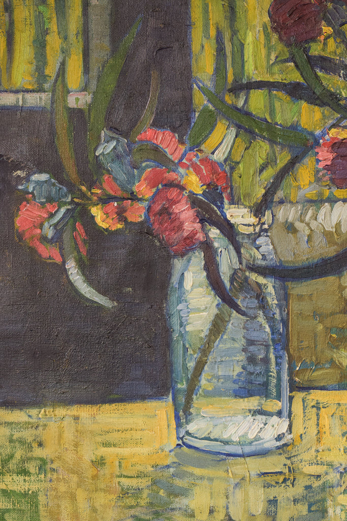 Post Impressionist Still Life with Flowers