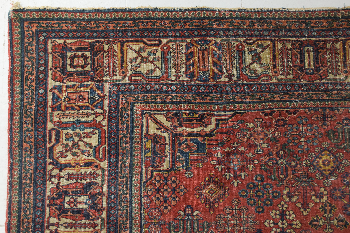 Large Handwoven Vintage Tabriz Rug