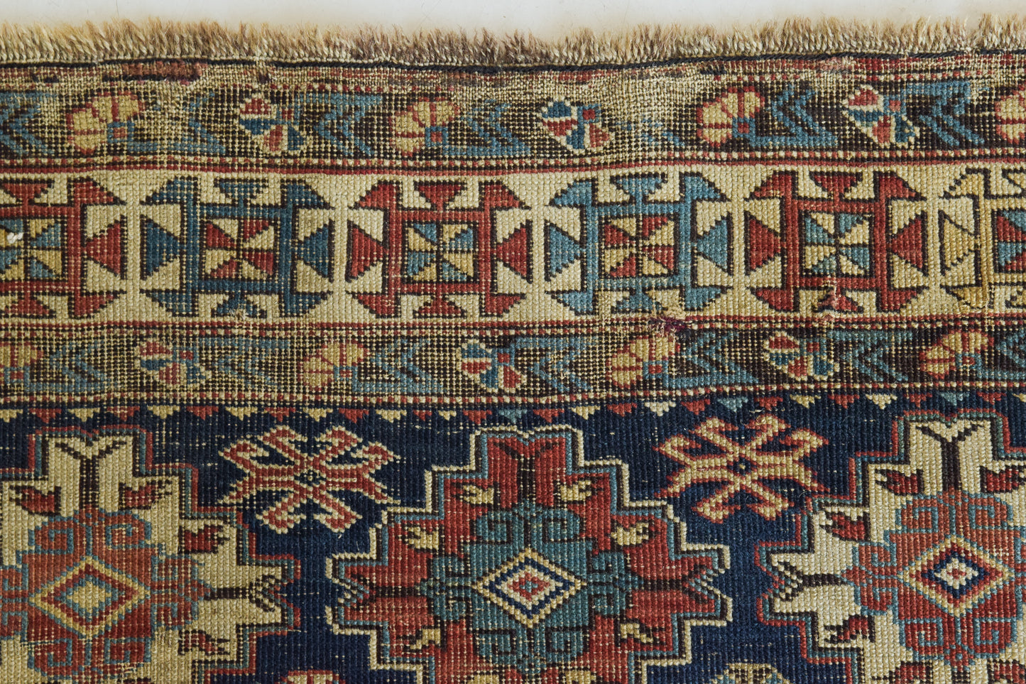 Vintage Handwoven Shiraz Rug