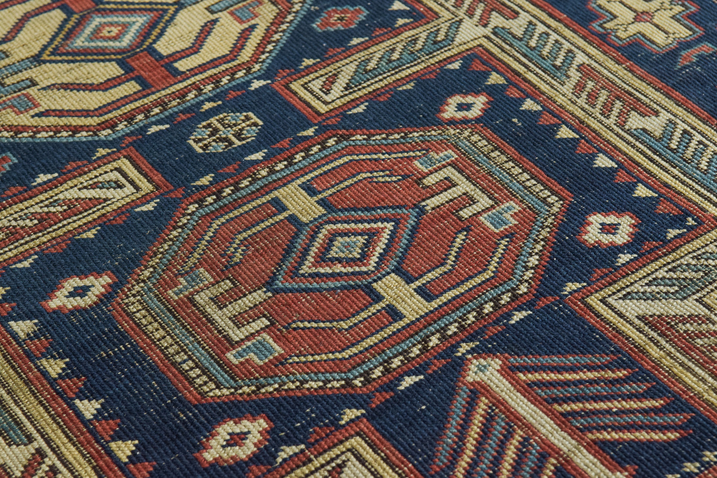 Vintage Handwoven Shiraz Rug