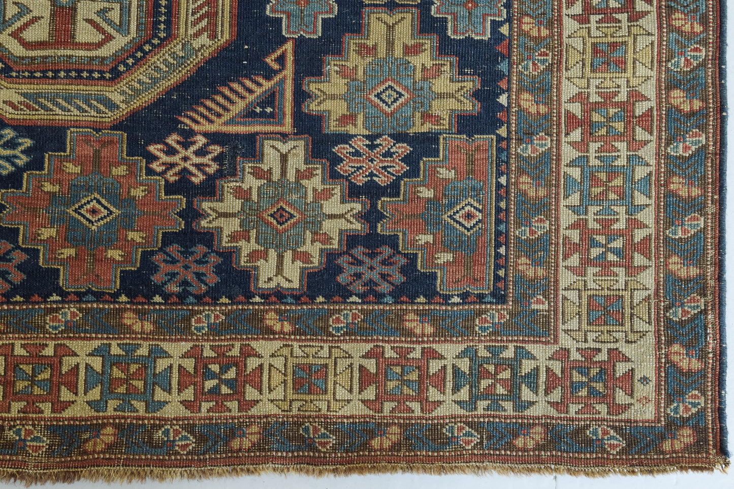 Vintage Handwoven Shiraz Rug