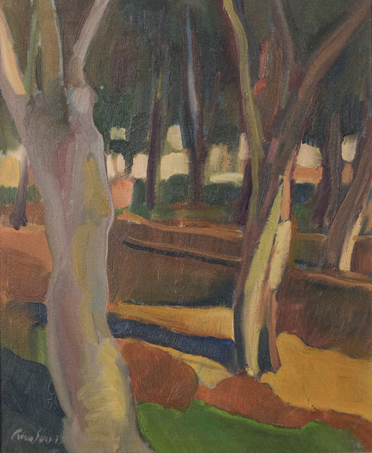 Seguidor de Paul Gauguin - Paisaje forestal