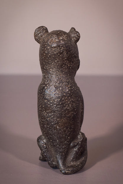 African Benin Bronze Leopard