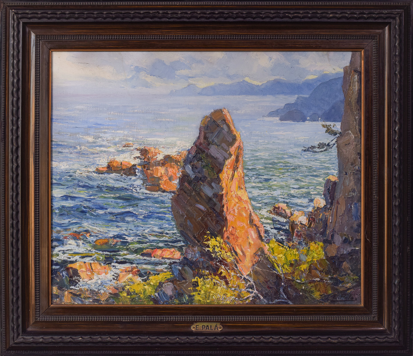 E. Palá - Impressionist Coastal Seascape