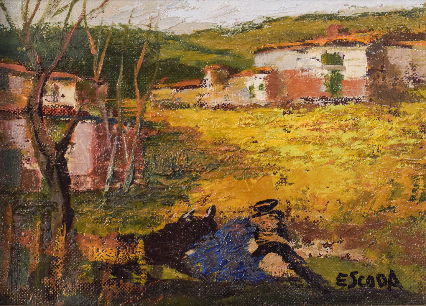 Joan Escoda Coromina - Post-Impressionist Landscape