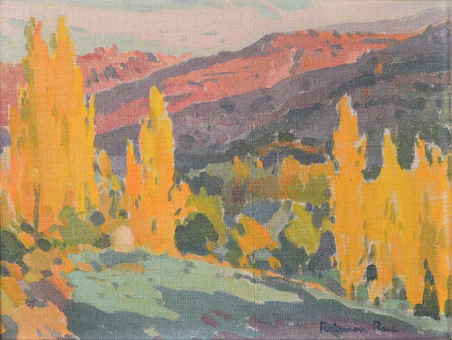 Raimon Roca Ricart (1917-2013) - Landscape "Martinet, La Cerdanya"