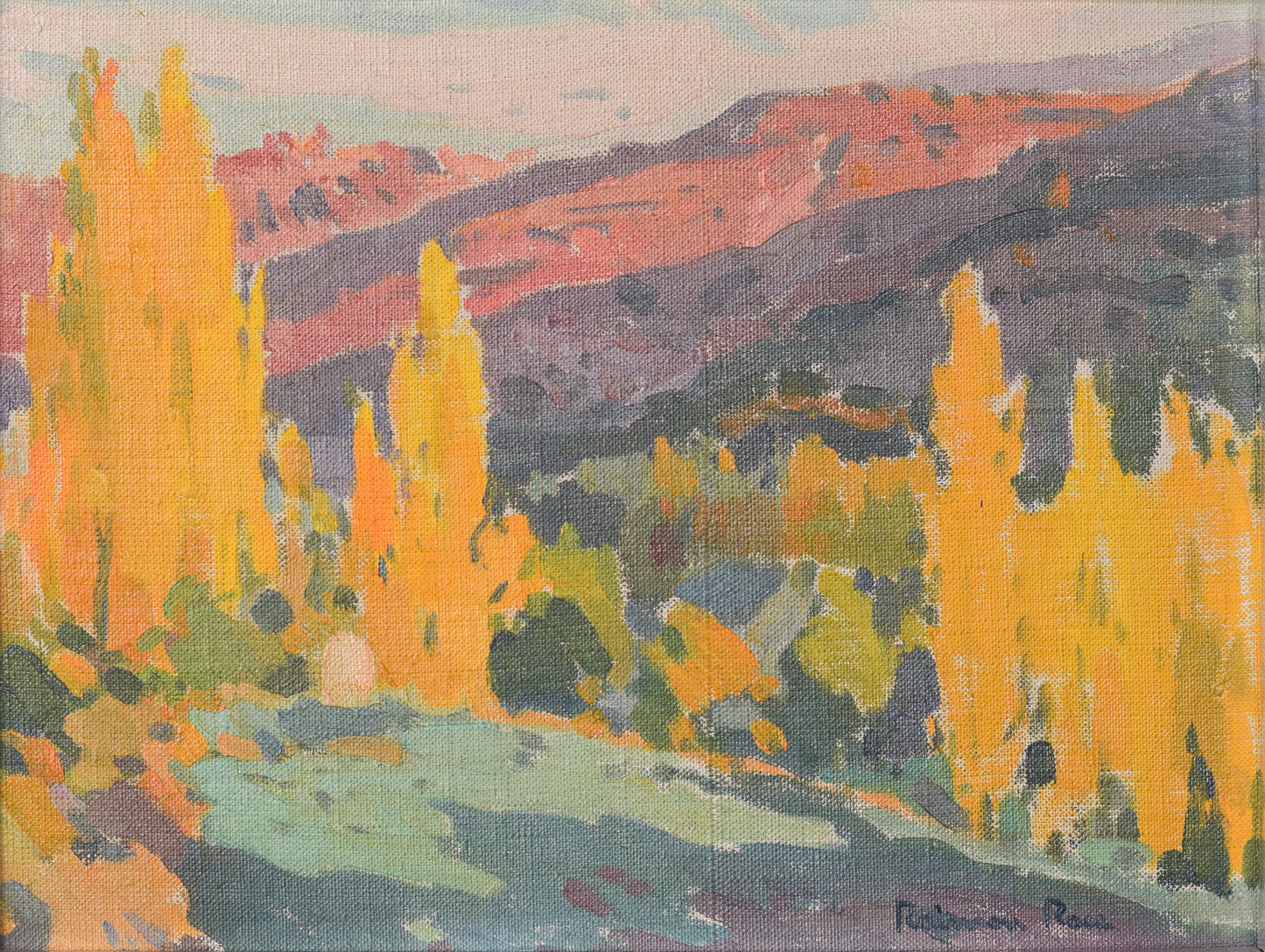 Raimon Roca Ricart (1917-2013) - Paisaje "Martinet, La Cerdanya"