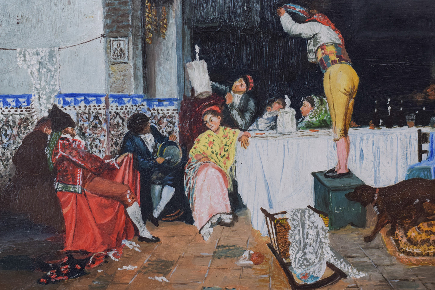 Spanish Interior Scene, "The Party"