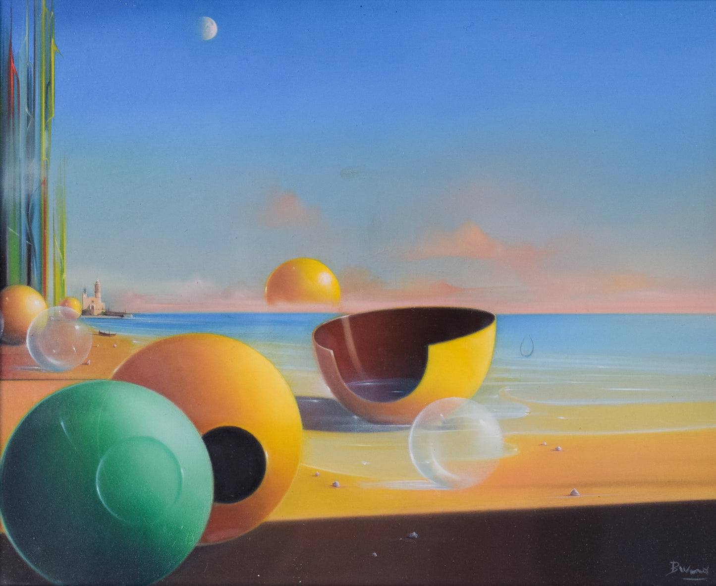 High Quality - Surrealist Coastal Scene