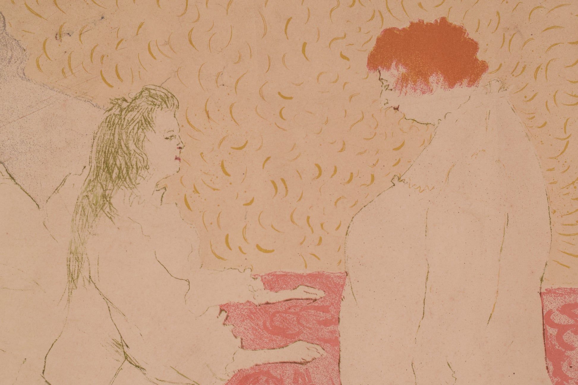 Henri de Toulouse-Lautrec - Woman in Bed, Profile (Lithograph)