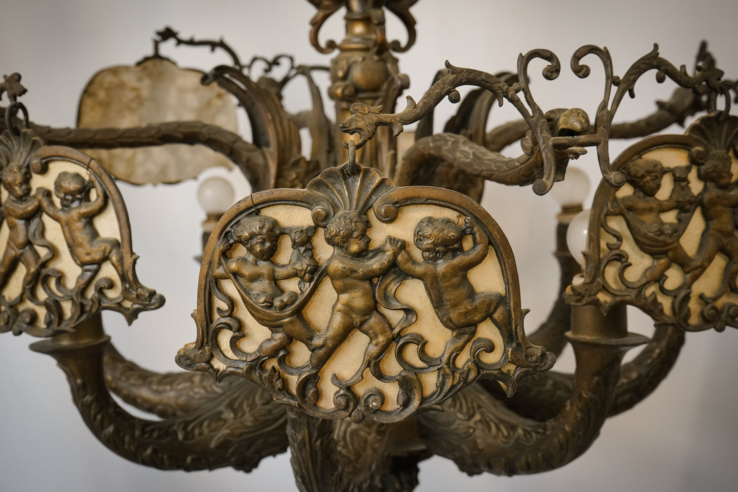 Antoni Gaudi  Influenced - Magnificent Bronze or Brass Candelabras