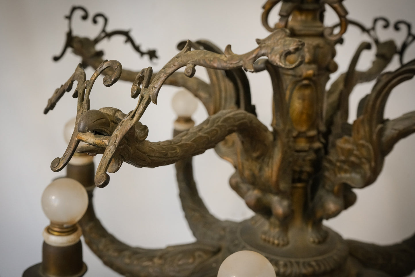 Antoni Gaudi  Influenced - Magnificent Bronze or Brass Candelabras