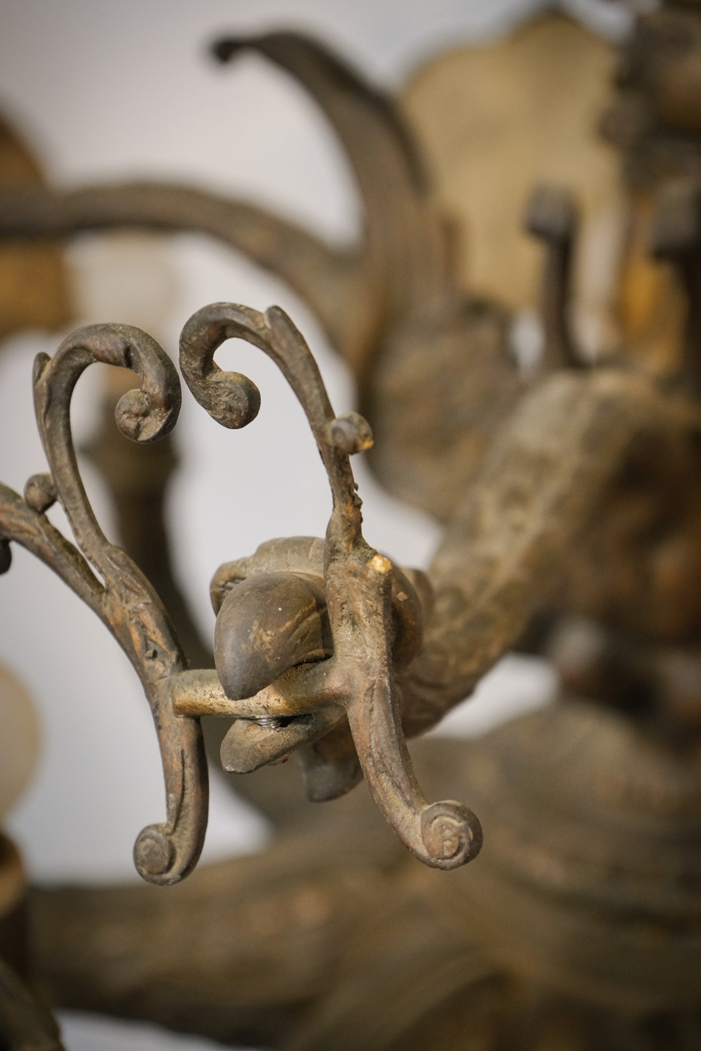 Antoni Gaudi  Influenced - Magnificent Bronze or Brass Candelabras