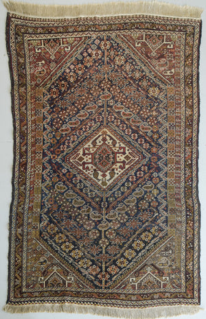 Vintage - Large Handwoven Persian Rug - Modern Decorative