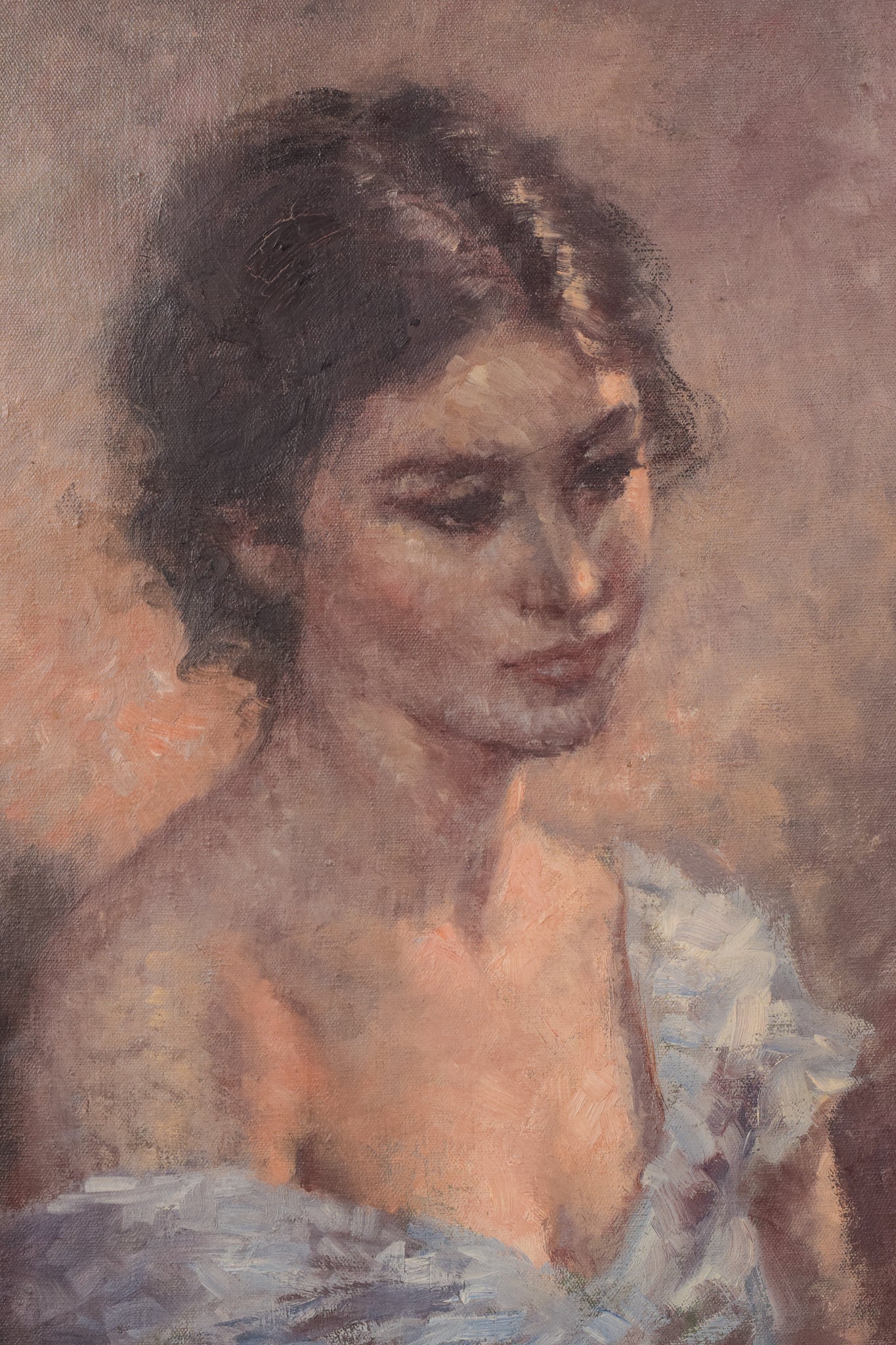 Oil Portrait of a Young Girl
