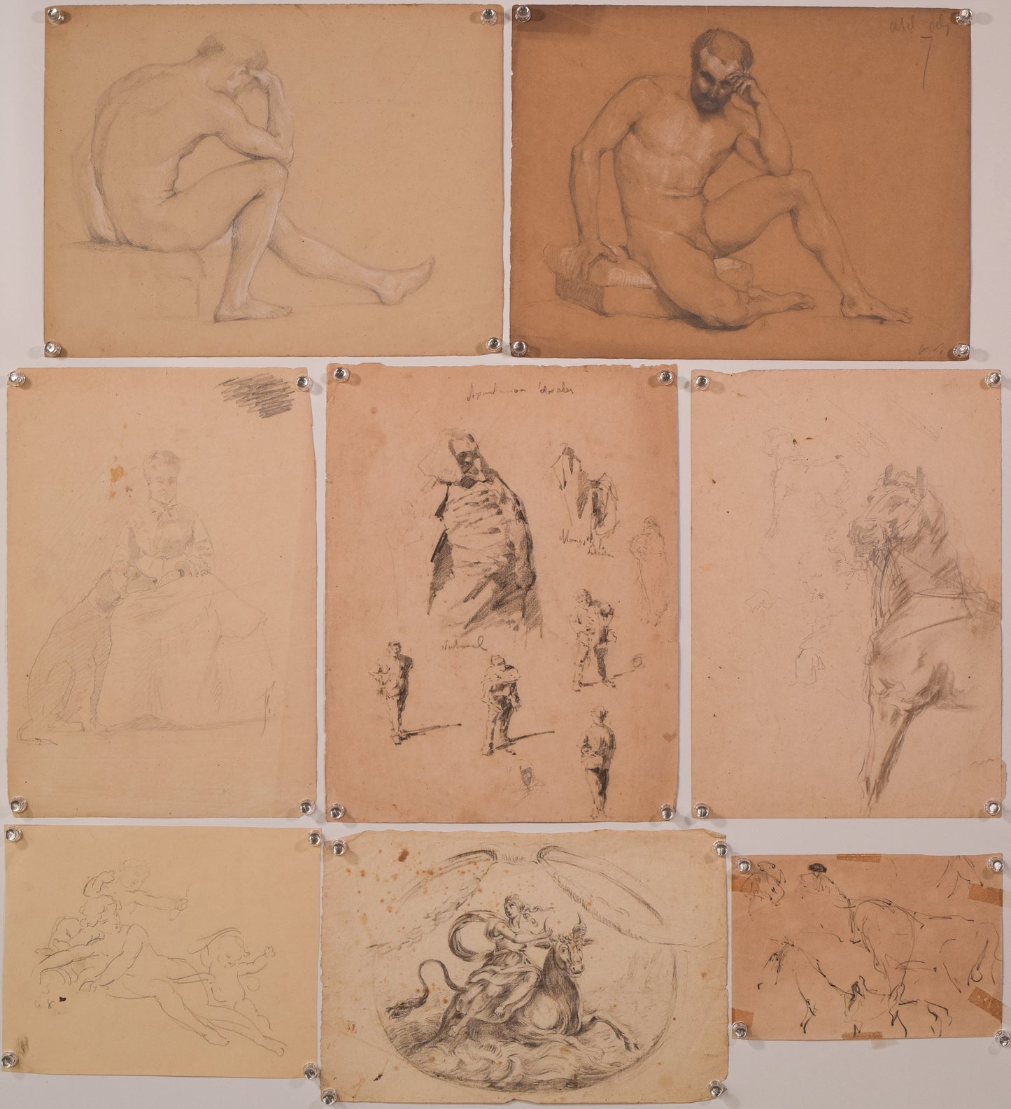 Collection of 19th Century Sketches