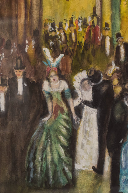 Impressionist Evening Scene in the Style of Renoir