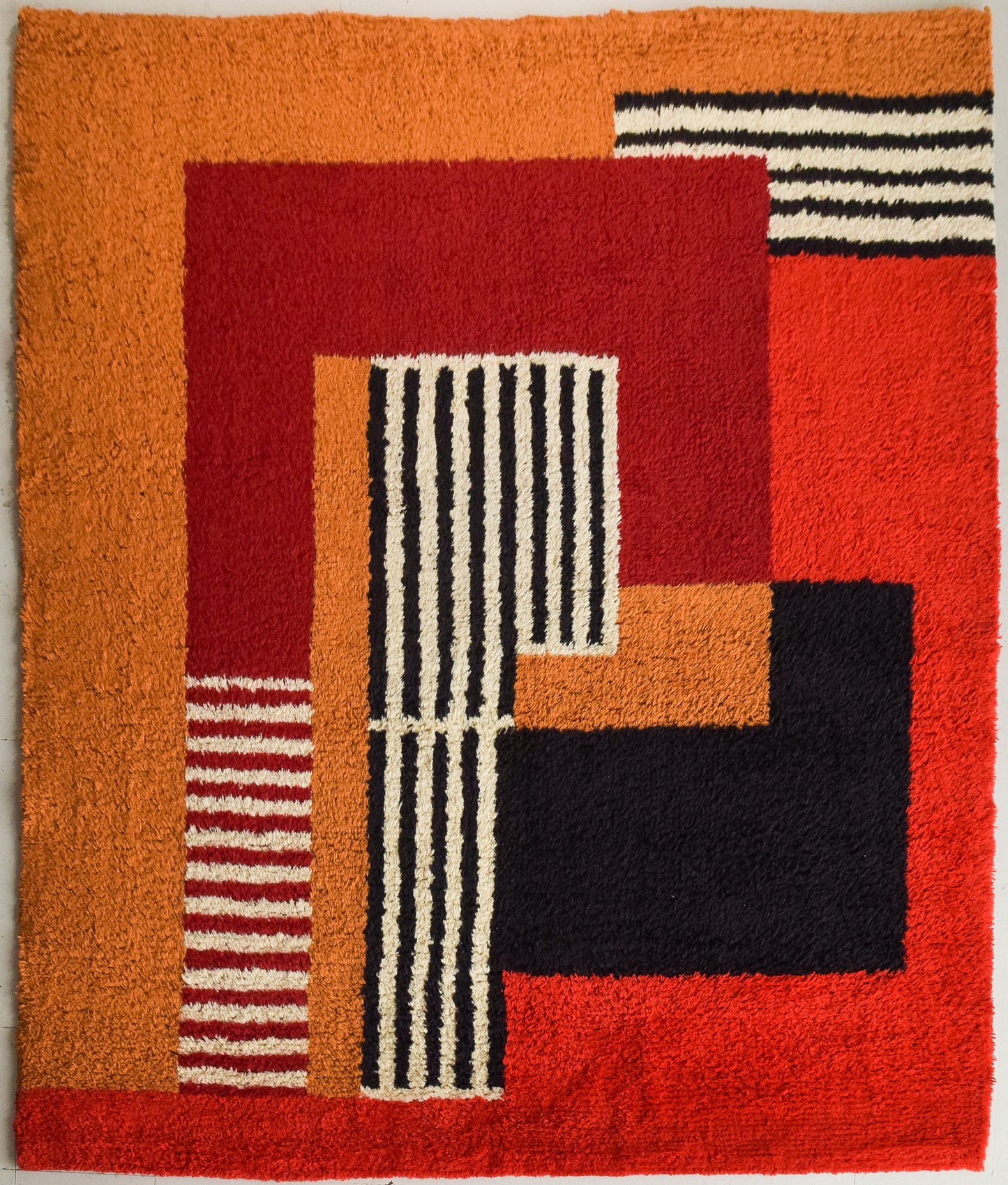 Handwoven Bauhaus Style Rug