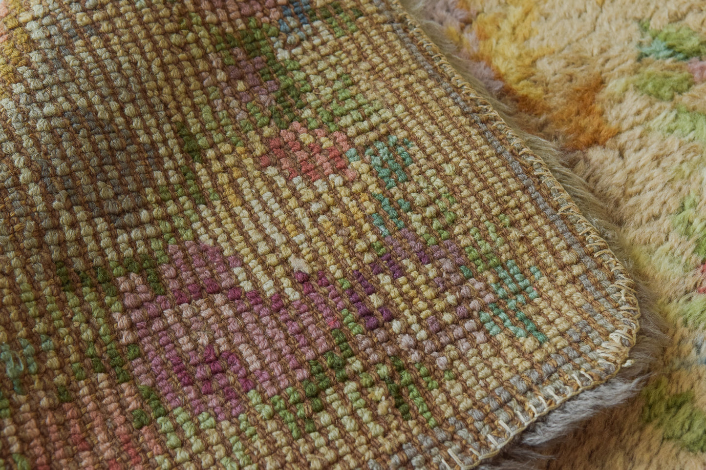 Handwoven Vintage Spanish Rug