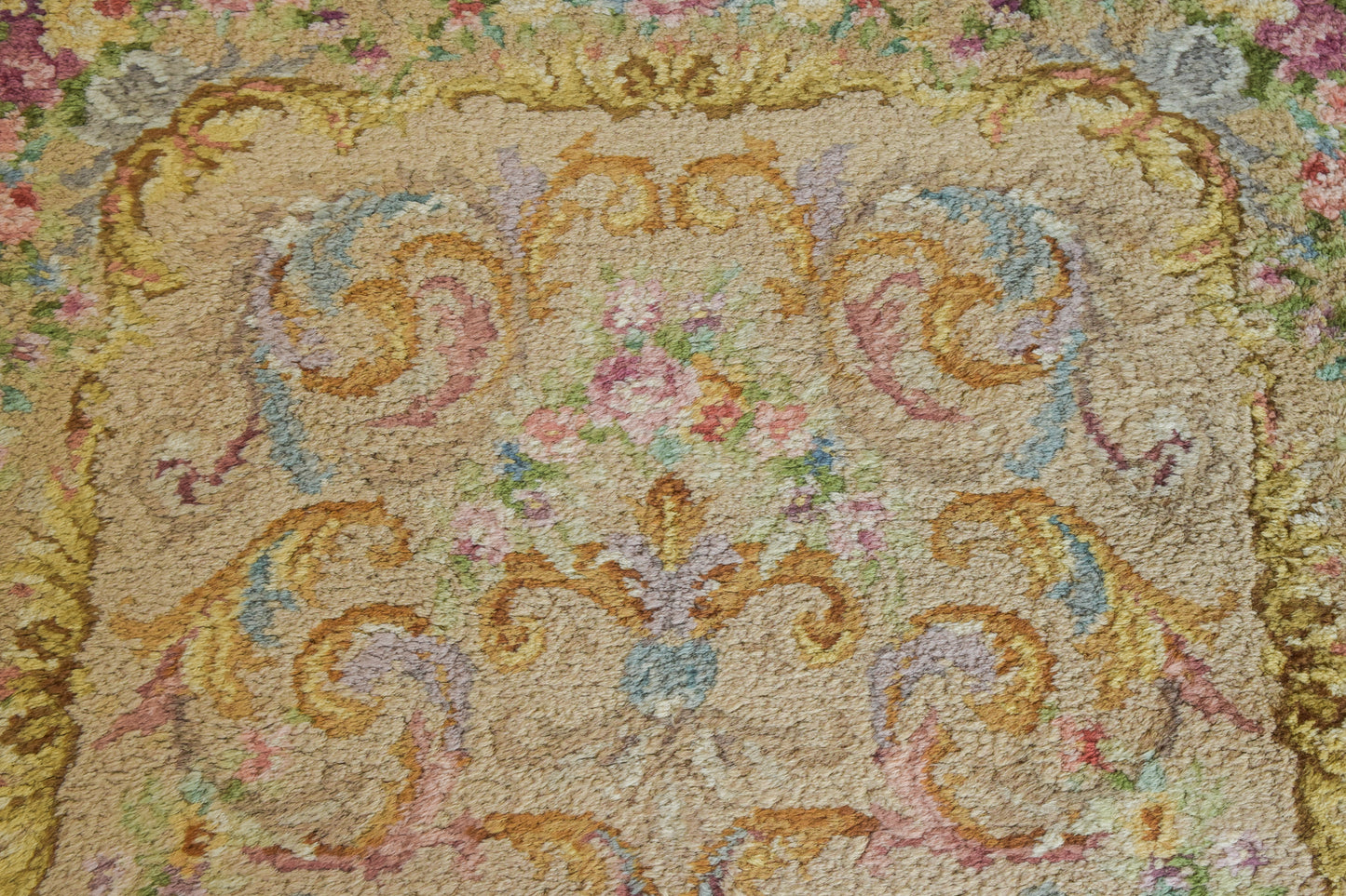 Handwoven Vintage Spanish Rug