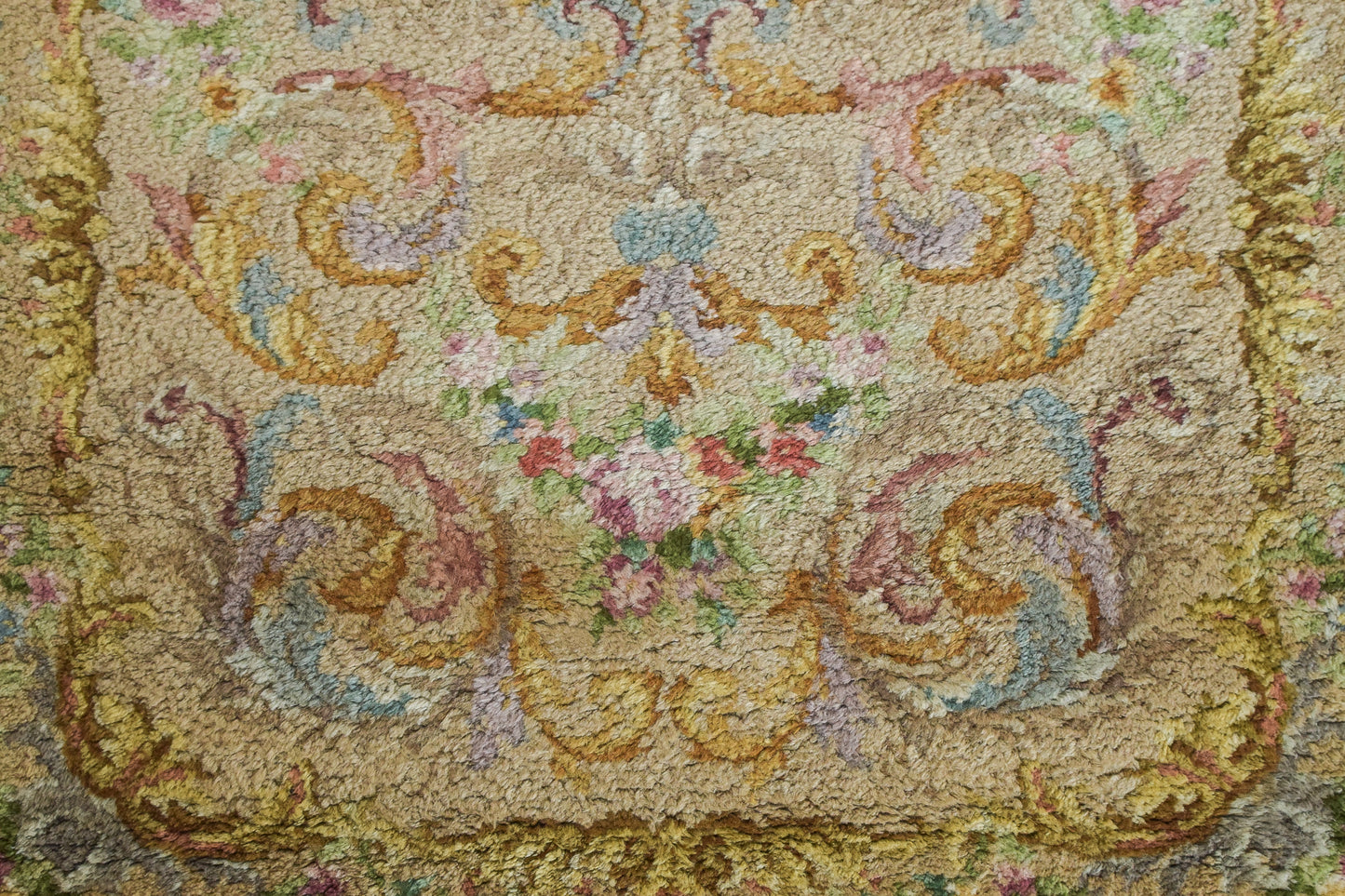 Handwoven Vintage Spanish Rug