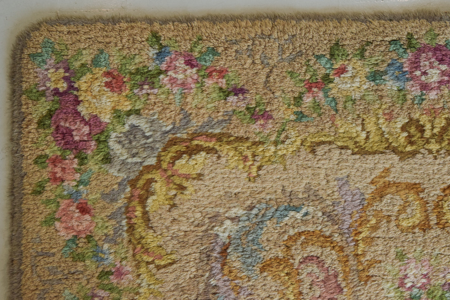 Handwoven Vintage Spanish Rug