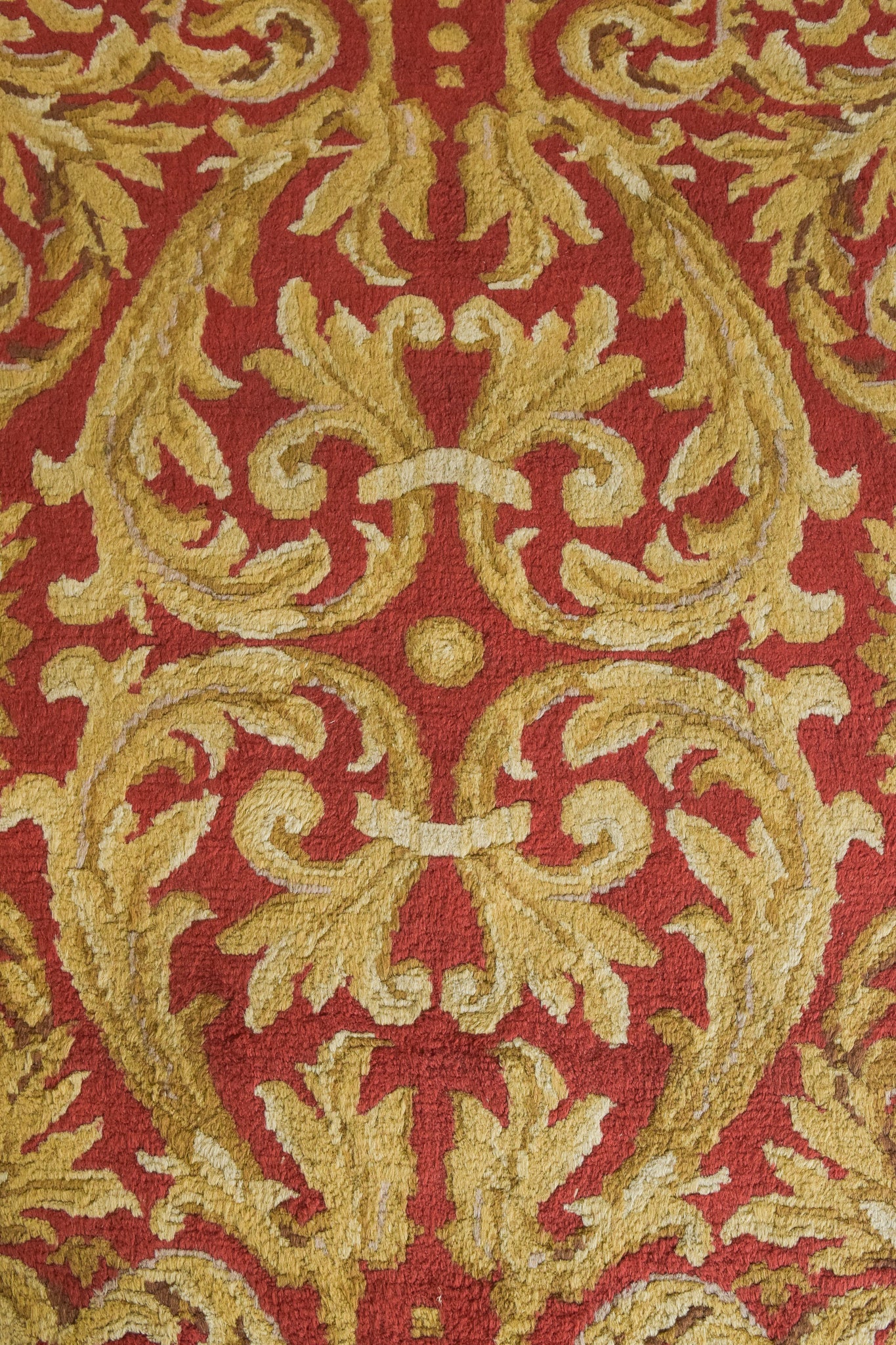 Large Handwoven Vintage Spanish Rug