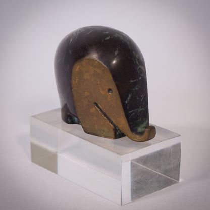 Luigi Colani 'Drumbo' Bronze Elephant
