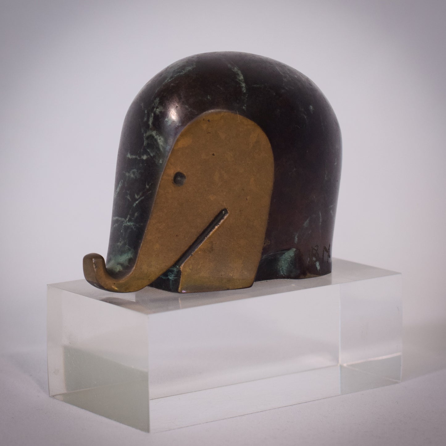 Luigi Colani 'Drumbo' Bronze Elephant
