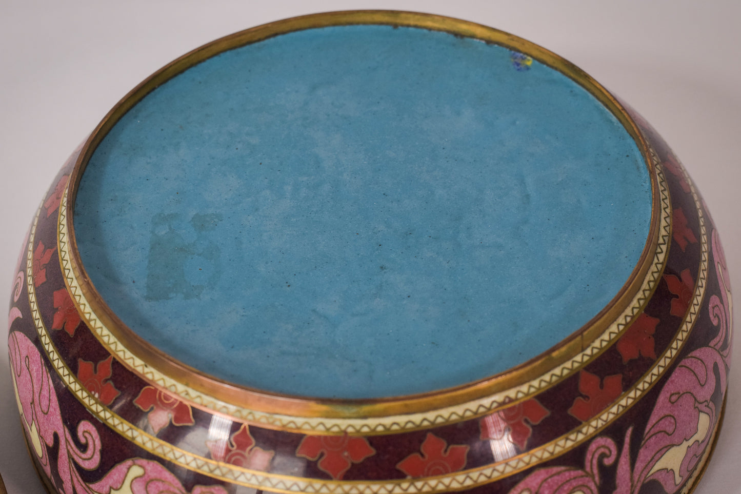 Cloisonné Enamel Circular Box