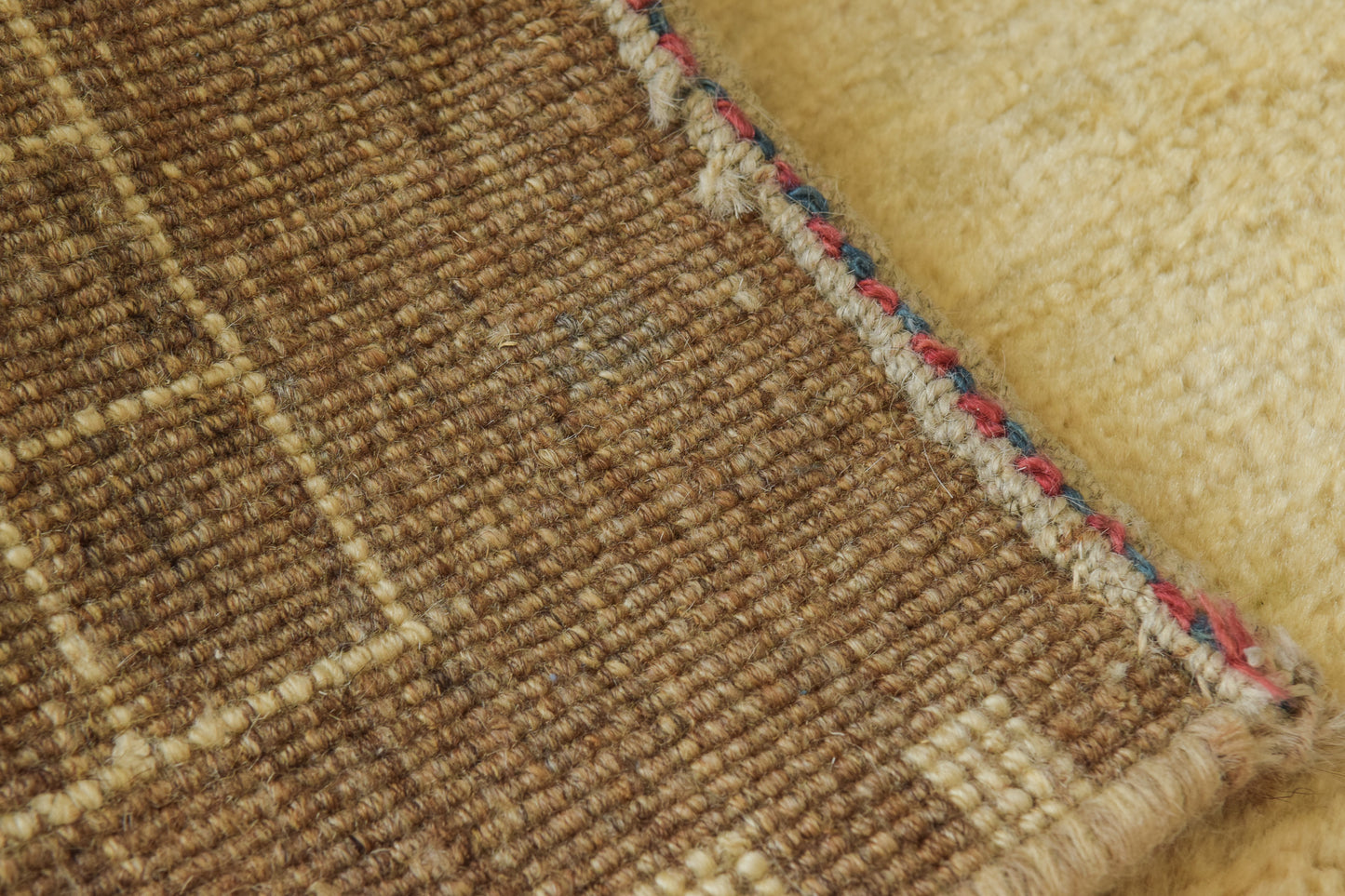 Beige Handwoven Modernist Rug