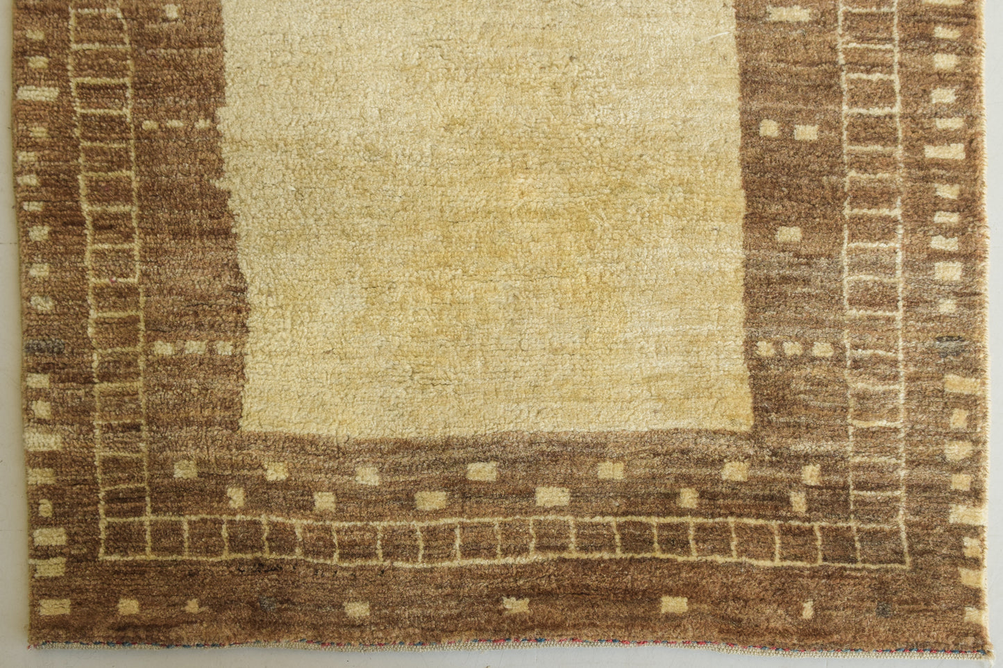 Beige Handwoven Modernist Rug