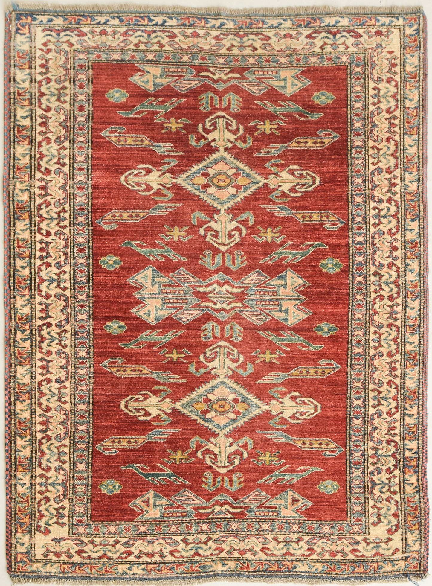 Handwoven Gooch Kazak Rug