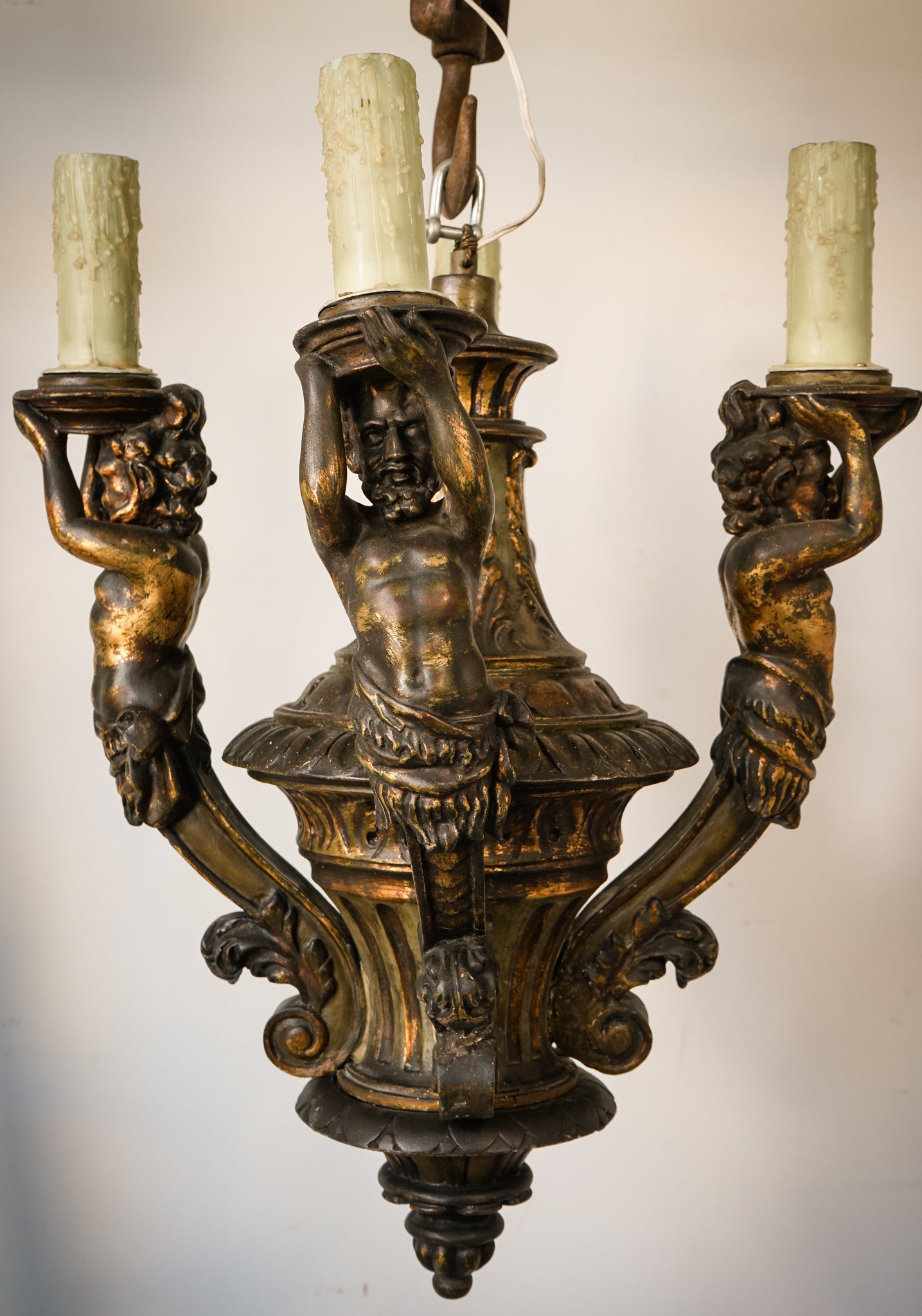 Chandelier - Four greek mythological figures