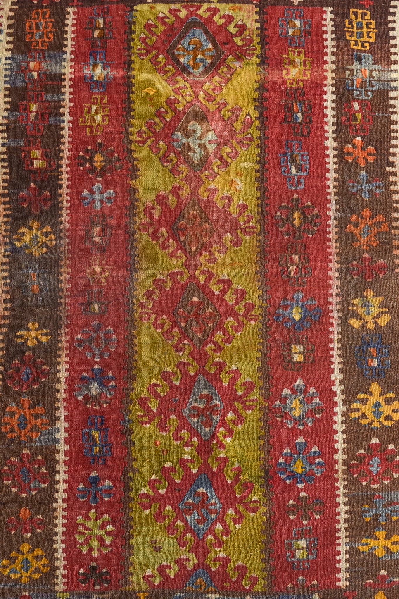 Vintage Handwoven Kilim Rug