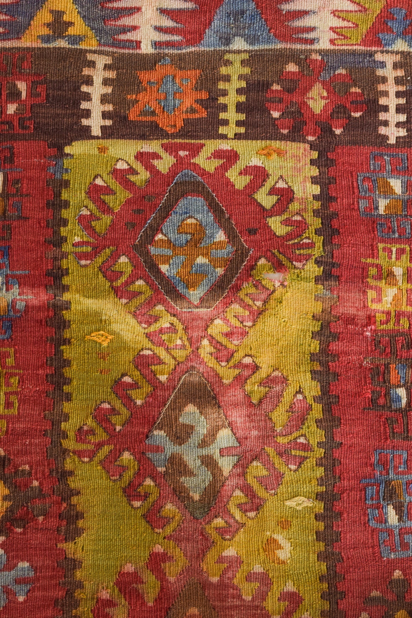 Vintage Handwoven Kilim Rug