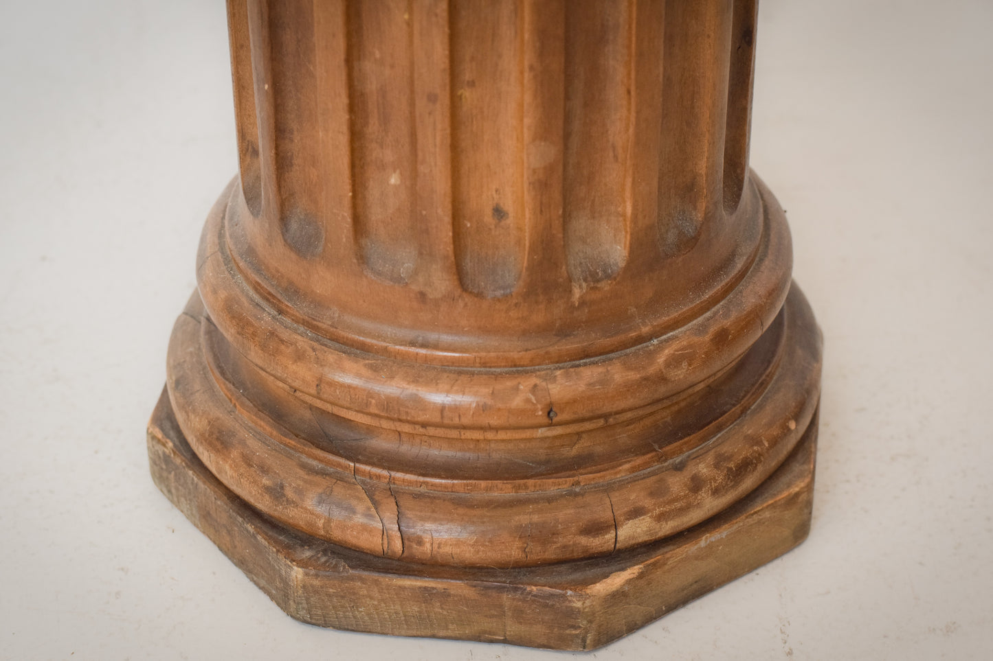 Mid Century - Blackamoor Polychrome Candelabra on a Column
