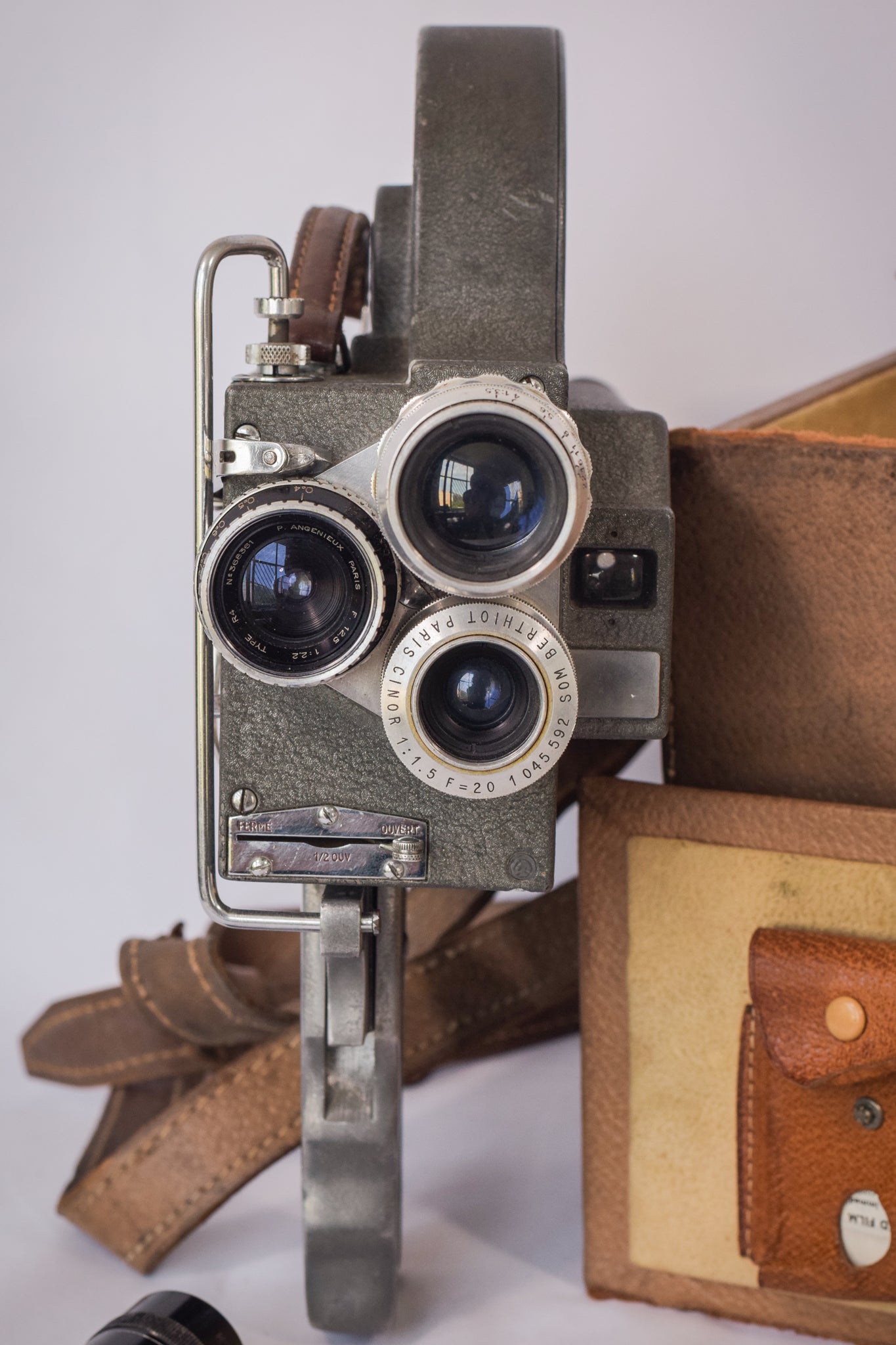 1950's Pathé Film Camera with Lenses