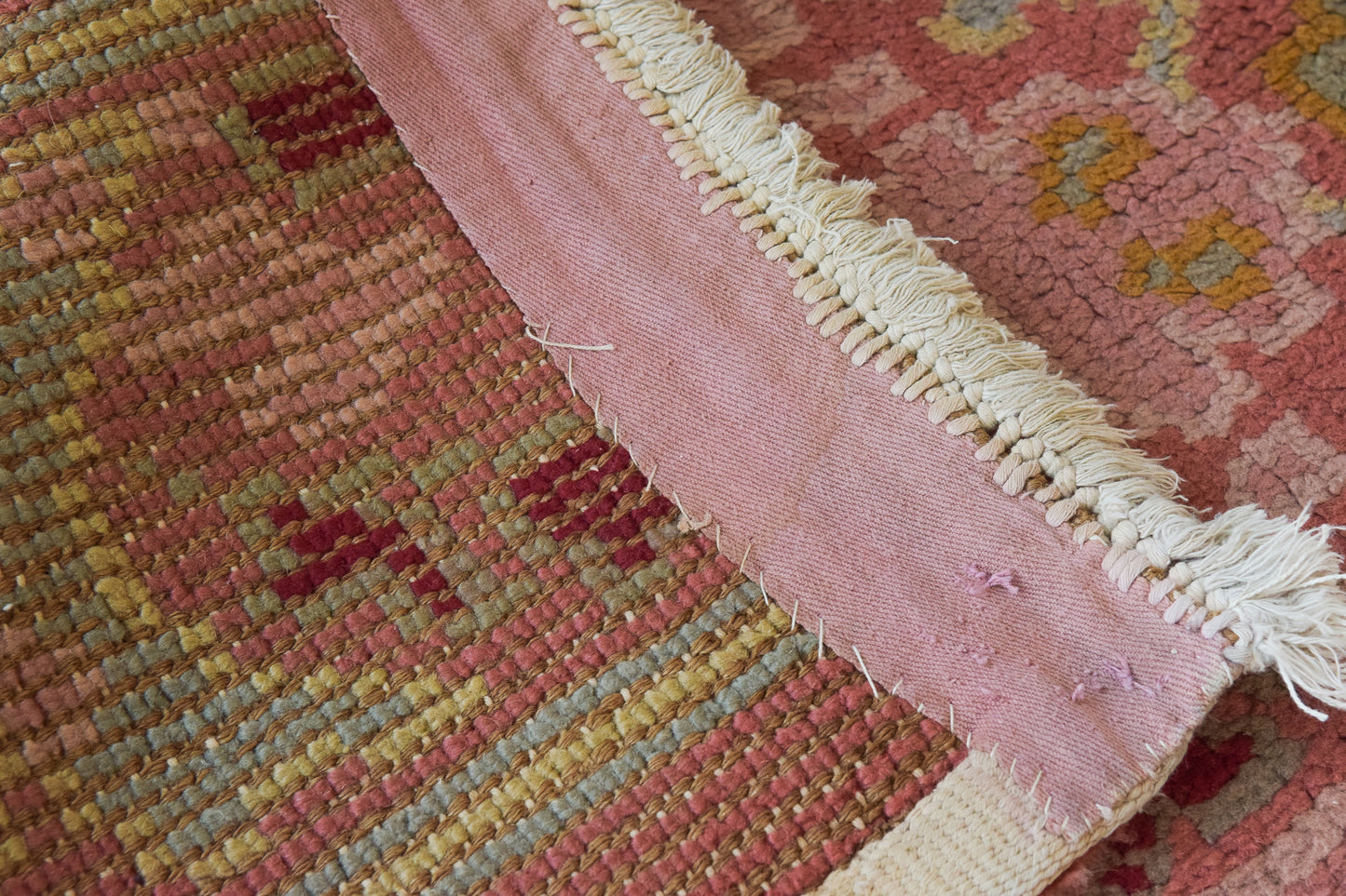 Handwoven Vintage Spanish Rug