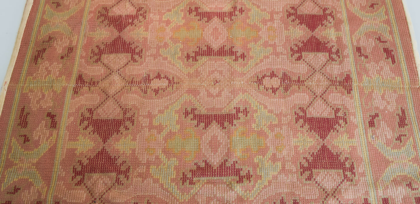 Handwoven Vintage Spanish Rug