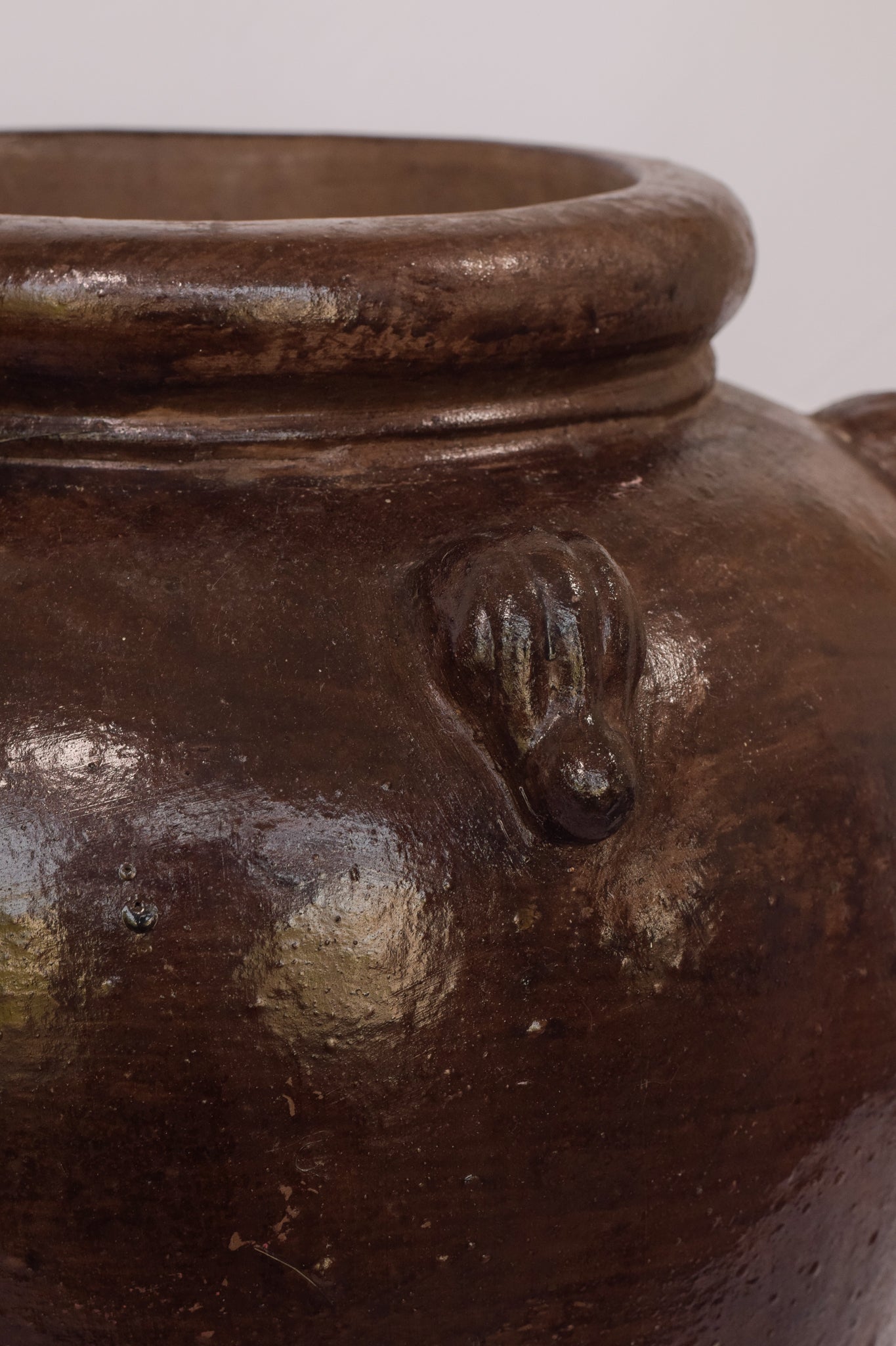 Large Stoneware Pot - 20th Century