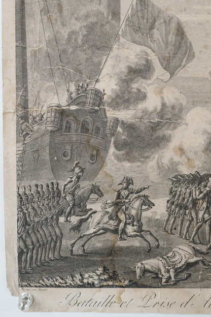 Bataille et prise d’Alexandrie par les Français le 25 Messidor an 6 commandée par les Généraux - 19th Century