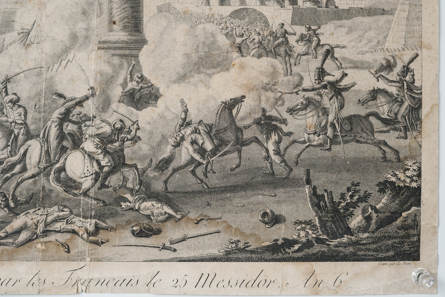 Bataille et prise d’Alexandrie par les Français le 25 Messidor an 6 commandée par les Généraux - 19th Century